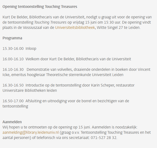 tentoonstelling