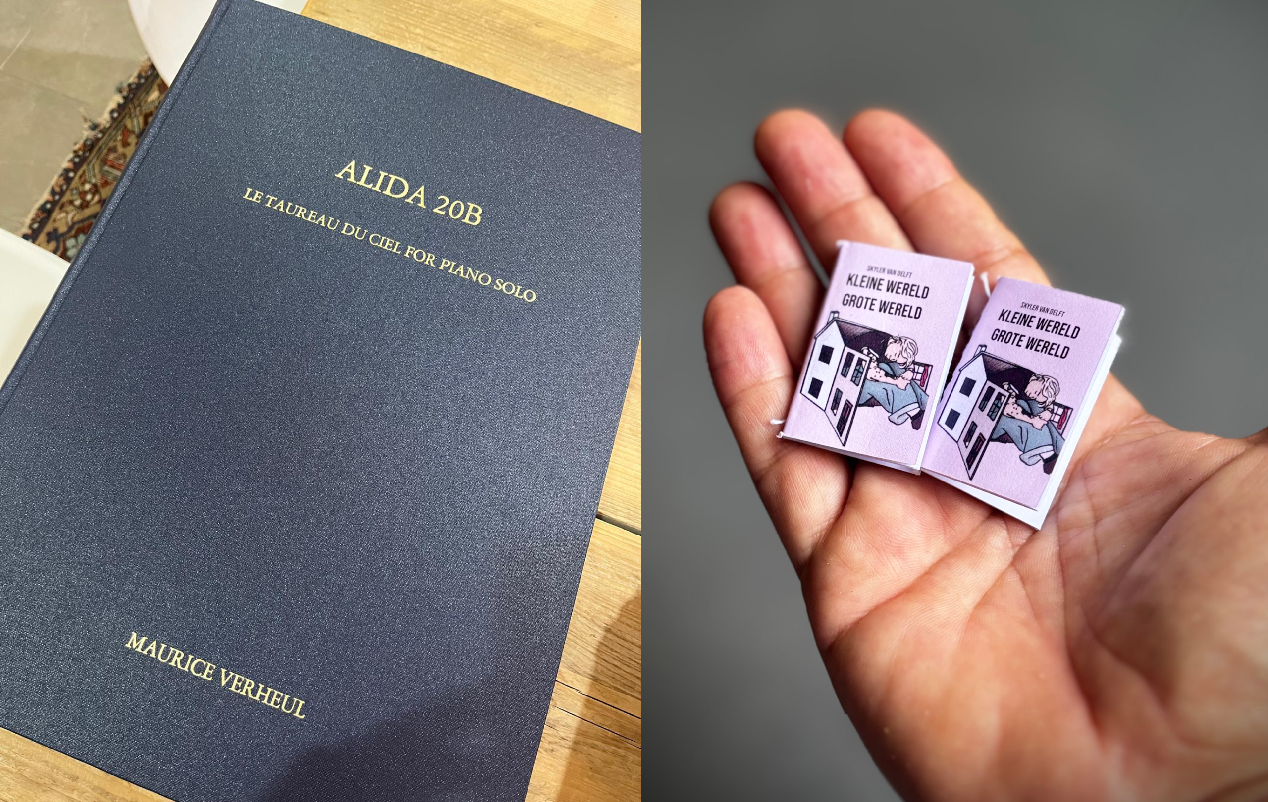 Een boek voor de kast, een boekje voor onder de loep